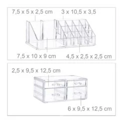Organiseur De Maquillage à 4 Tiroirs -Komar || Wenko || Amadeus Soldes Magasin 3b844b1d19d1492fa10dae6692eb44e2