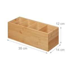 Organiseur En Bambou à 4 Compartiments -Komar || Wenko || Amadeus Soldes Magasin 3dd140fe81604859baa4e55fb300a427