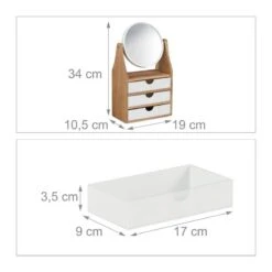 Rangement Cosmétique Avec Miroir -Komar || Wenko || Amadeus Soldes Magasin 3f6f0dbd45f04a89a29abb4754e1d38d