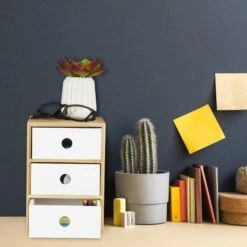 Organiseur De Bureau 3 Tiroirs -Komar || Wenko || Amadeus Soldes Magasin 3fdc0817a9b14cabb89ae3ed930b2c05