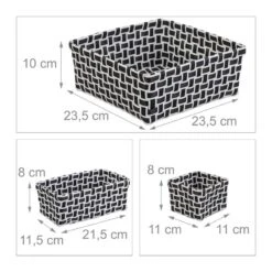 Boîte De Rangement Lot De 4 Paniers -Komar || Wenko || Amadeus Soldes Magasin 4074b7c15c4049259270f85e9a7a5976