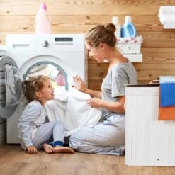 Lot De 3 Paniers à Linge Bambou Blanc -Komar || Wenko || Amadeus Soldes Magasin 4185f4c556c8492283c2ed52d678e0e1