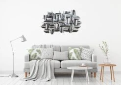 Sculpture Murale Métal Argent Armour -Komar || Wenko || Amadeus Soldes Magasin 420fbae663da49cc92a052ea2291f3fb