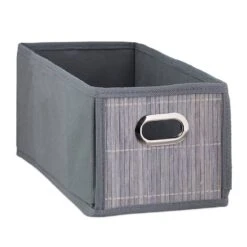 5x Paniers De Rangement En Bambou étroit -Komar || Wenko || Amadeus Soldes Magasin 4350d93fab1e49468268b4c08cb95e84 3