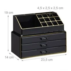 2 Organiseurs Maquillage 3 Tiroirs Blanc -Komar || Wenko || Amadeus Soldes Magasin 44967a795a904201801aeed512844058 1