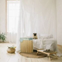 Panier à Linge En Bambou 2 Compartiments -Komar || Wenko || Amadeus Soldes Magasin 4507f473f284408c8570bf6efb9114cb