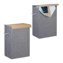 Lot De 2 Corbeilles à Linge