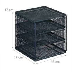 Rangement Anthracite à 3 Tiroirs -Komar || Wenko || Amadeus Soldes Magasin 4584967415cc42e0bc310e85e271b4ee