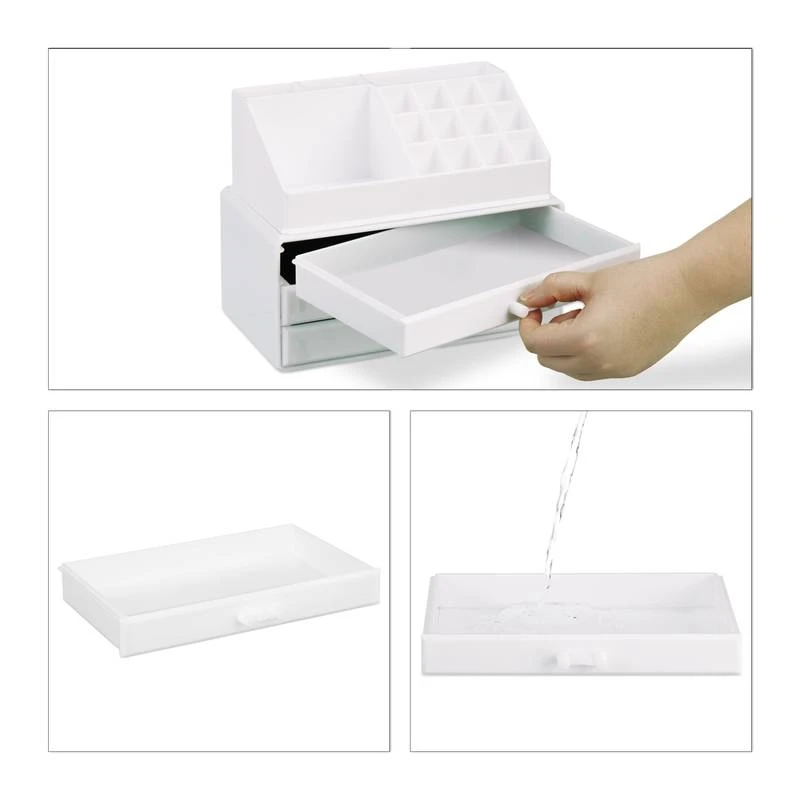 1x Organiseur Maquillage 3 Tiroirs Noir 18 1x Organiseur Maquillage 3 Tiroirs Noir – Image 16