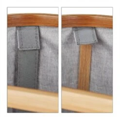 Panier à Linge 2 Compartiments Gris -Komar || Wenko || Amadeus Soldes Magasin 471537da201946ddae50f40d5e25e29f