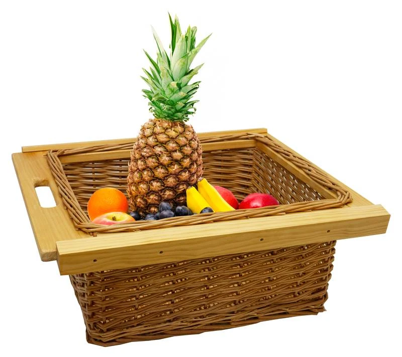 2 X Paniers En Osier 500 Mm 6 2 X Paniers En Osier 500 Mm – Image 4