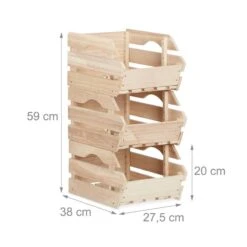 Boîtes Empilables En Bois -Komar || Wenko || Amadeus Soldes Magasin 496becbc0fcd420eb0310edcb5d45afa