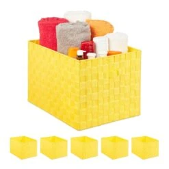 6x Paniers De Rangement Bleus à Poignée -Komar || Wenko || Amadeus Soldes Magasin 498e728df1814d20a612bd28a7bdcafc