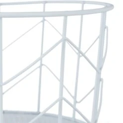 1x Corbeille Fil De Fer Blanche -Komar || Wenko || Amadeus Soldes Magasin 4d1b156004454db68e4c8bb4a4273f18