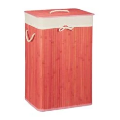 Lot De 3 Paniers à Linge Bambou Rose -Komar || Wenko || Amadeus Soldes Magasin 4ebaea7a6afb440dbe009f574f3d0496