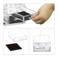 Organiseur De Maquillage à 4 Tiroirs -Komar || Wenko || Amadeus Soldes Magasin 4f65dcd7623d43b5bca588db8366a829