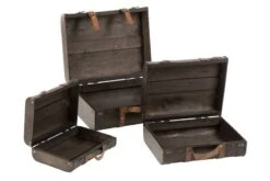 Set De 3 Valises Décorative Bois Marron 10 Set De 3 Valises Décorative Bois Marron -Komar || Wenko || Amadeus Soldes Magasin 4fb429be058d4a73a1c2f72a1de54294