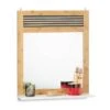 Miroir Mural Bois Avec Tablette Blanche -Komar || Wenko || Amadeus Soldes Magasin 50a1a0c857634ef4bf9702afb1b173c8