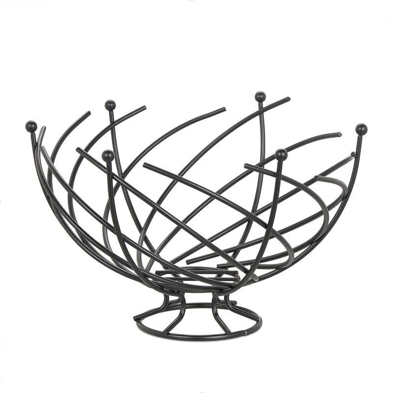 Corbeille à Fruits En Métal Noir 3 Corbeille à Fruits En Métal Noir