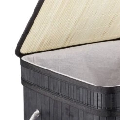 Lot De 3 Corbeilles Linge Bambou Gris -Komar || Wenko || Amadeus Soldes Magasin 5178f70a15eb4c5db1f3750efb6a47fc 1