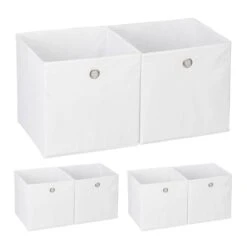 Lot De 6 Boîtes De Rangement Noir -Komar || Wenko || Amadeus Soldes Magasin 5259041a432749d98545d572f4ebc4c5