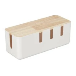 Boîte Cache-câbles Avec Couvercle Bois -Komar || Wenko || Amadeus Soldes Magasin 531ce372cb9e4e4a92703f9a1d576921