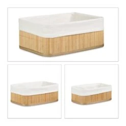 Boîte De Rangement En Bambou Lot De 3 -Komar || Wenko || Amadeus Soldes Magasin 5348fc9d2fe940aca7ed4a9d9695e672