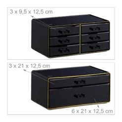 2x Organiseurs Maquillage 8 Tiroirs Noir 39 2x Organiseurs Maquillage 8 Tiroirs Noir -Komar || Wenko || Amadeus Soldes Magasin 55075e78c26d4c7f94c5200cb6ac4e1a
