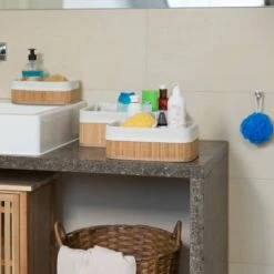 Boîte De Rangement En Bambou Lot De 3 -Komar || Wenko || Amadeus Soldes Magasin 567b8b1f543140ad8dbe231eefa768d9