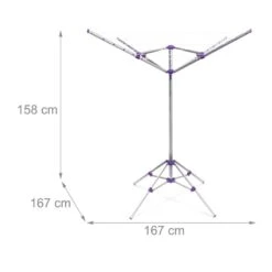 Sèche-linge Séchoir Parapluie Aluminium -Komar || Wenko || Amadeus Soldes Magasin 572f86bf9ec242d6a933be09a92c1e8a
