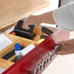 5x Caisse De Rangement Bambou Empilable -Komar || Wenko || Amadeus Soldes Magasin 574bdb35d49948228bfbf961180e49b6