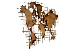 Sculpture Murale Métal Golden World -Komar || Wenko || Amadeus Soldes Magasin 590e7b0d45174fc9817d90df758e76c2
