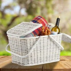 Panier De Pique-Nique Tressé Couvercle -Komar || Wenko || Amadeus Soldes Magasin 5a992a0ac6a344bfbda8a45f065971e0