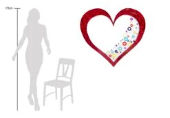 Sculpture Murale Métal Right Spot Heart -Komar || Wenko || Amadeus Soldes Magasin 5cf83e14c70b41efb0eea57bc442440f