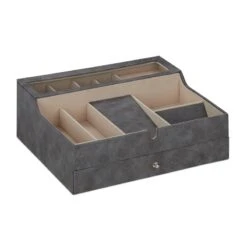 Boîte à Bijoux Aspect Cuir -Komar || Wenko || Amadeus Soldes Magasin 5df11d3d7e0f4bbf9601a798991bbfed