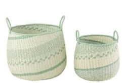 Set De 2 Panier + Anse Zostère Beige -Komar || Wenko || Amadeus Soldes Magasin 5e6d5e2b8595496cbee02066a14688c7