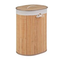 2x Paniers Linge En Bambou Ovale Nature -Komar || Wenko || Amadeus Soldes Magasin 60321104080541119f5366127ad39870