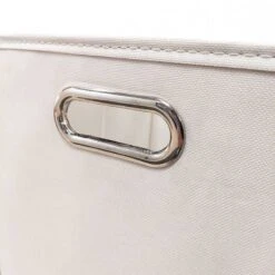 Panier Linge 2 Compartiments Blanc Cassé -Komar || Wenko || Amadeus Soldes Magasin 61a7bc1d58ac43a6a529b43f41f26787