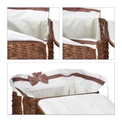 Panier à Linge Lot De 2 Palmier Tressé -Komar || Wenko || Amadeus Soldes Magasin 626ff679120e46f789c4048114c774f5