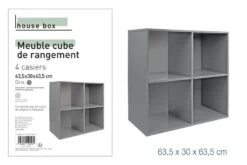 Etagère Cube Rangement 4 Cases -Komar || Wenko || Amadeus Soldes Magasin 633ba80c9e5842558776a2e85e6cc9dd