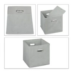 Boîte De Rangement En Tissu En Lot De 2 -Komar || Wenko || Amadeus Soldes Magasin 645c0c69dbd74a649d08c0ceb62dd11b