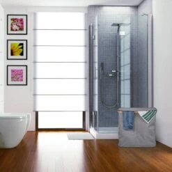 Panier à Linge 2 Compartiments Gris -Komar || Wenko || Amadeus Soldes Magasin 654f6c4180494cde813eab2db8d6e382