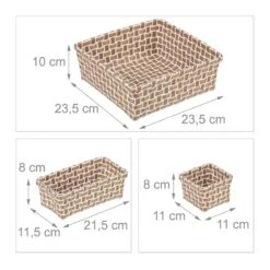 Boîte De Rangement Lot De 4 Paniers -Komar || Wenko || Amadeus Soldes Magasin 65c43d101c0242e2ae4672f15ea7240f