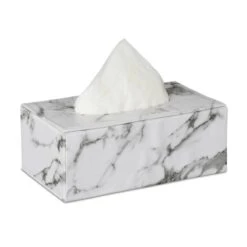 Boîte De Mouchoirs Effet Marbre