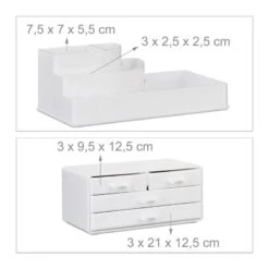 Organiseur De Maquillage 4 Tiroirs -Komar || Wenko || Amadeus Soldes Magasin 6c5d04007a8b4a63bb4da031ca385f3a