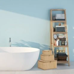 Lot De 3 Paniers De Rangement En Bambou -Komar || Wenko || Amadeus Soldes Magasin 6c5fe365b3db41ebb6932f867a5ea1dc