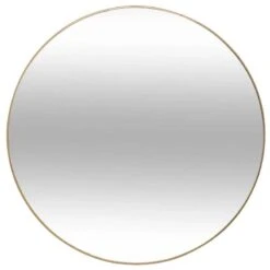 Miroir Rond Doré ALICE, Ø 76 Cm