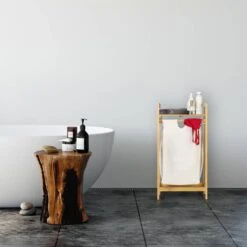 Panier à Linge Bambou Sac à Linge 30 L -Komar || Wenko || Amadeus Soldes Magasin 6cffb08f5f8249c0a69fcf4b18fdf6e6