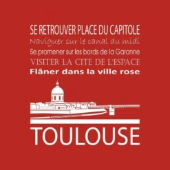 Tableau Sur Toile Toulouse 30x30 Cm -Komar || Wenko || Amadeus Soldes Magasin 6df251ba3c3e4ea38400180fc0c3b227