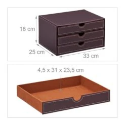 Organiseur à Tiroirs En Similicuir -Komar || Wenko || Amadeus Soldes Magasin 6e0e82205b424cdb8bde73ae6cd68a11